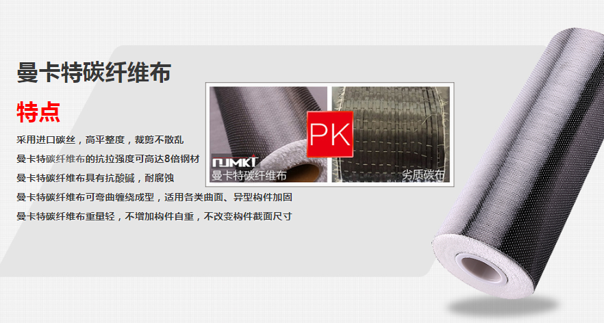 选曼卡特碳纤维布，日后无烦恼~