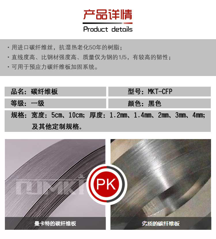 曼卡特预应力碳纤维板，解决应力滞后问题！