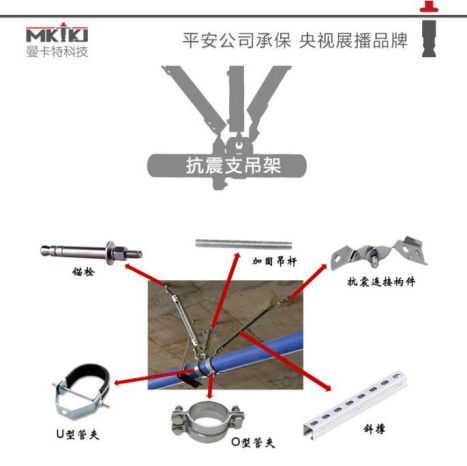 曼卡特抗震支架，实力有保障！
