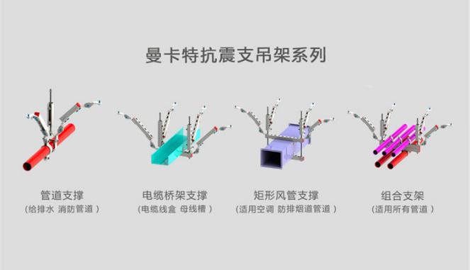 曼卡特抗震支架系列，满足您的所有需求